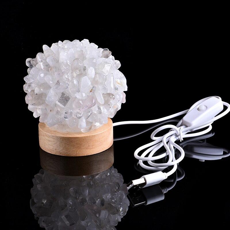 Natural Crystal Ball Lamp - Image 7