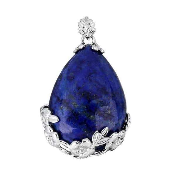 Flower Crystal Teardrop Necklace - Image 10