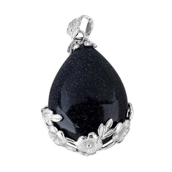 Flower Crystal Teardrop Necklace - Image 14