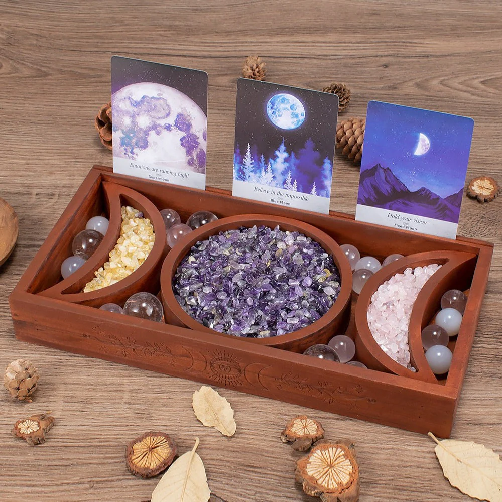 Crystals & Cards Moon Child Altar Stand - Image 8