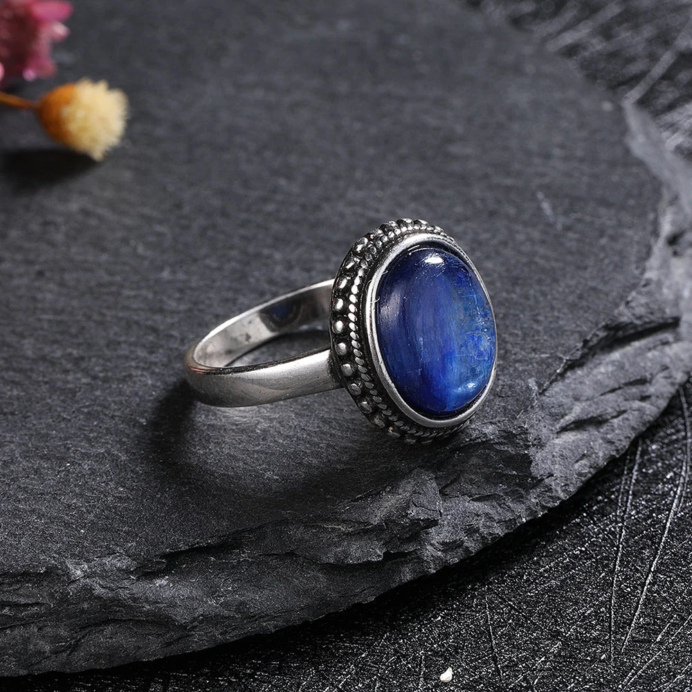 Deep Blue Lapis Lazuli Ring - Image 3