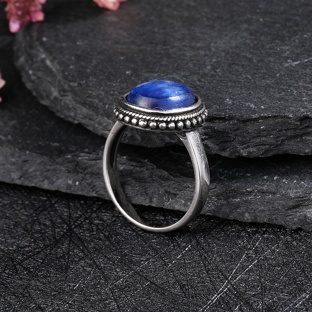 Deep Blue Lapis Lazuli Ring - Image 4