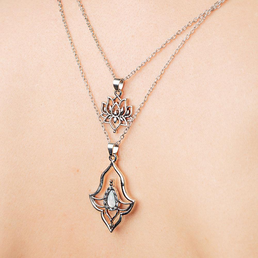 Divine Awakening Lotus Necklace - Image 2