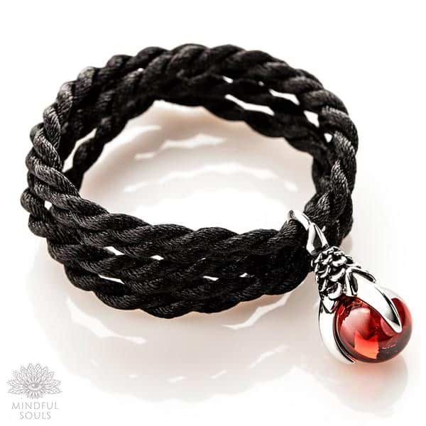 Dragon Claw Garnet Necklace - Image 5