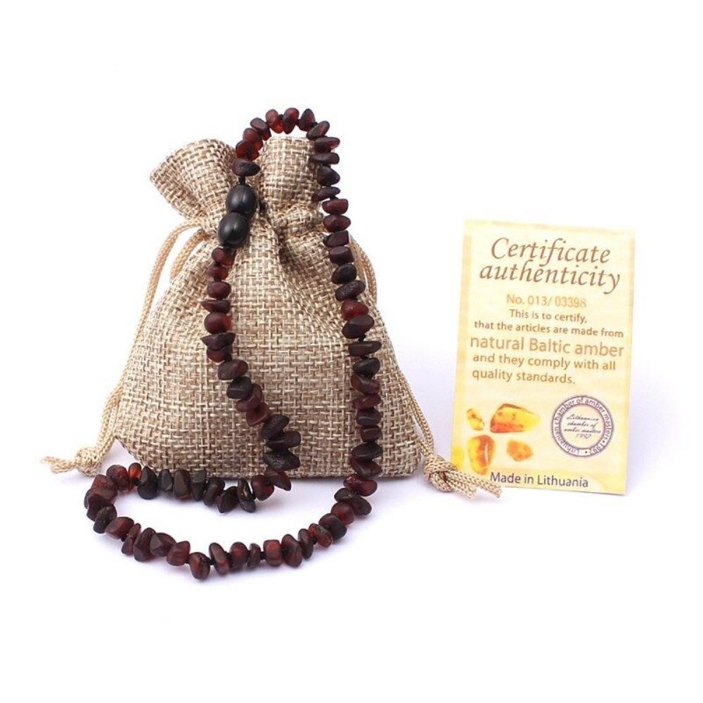 Earthy Amber Teething Necklace - Image 5