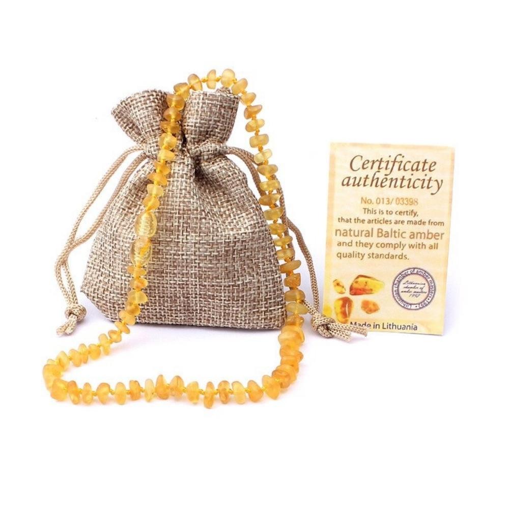 Earthy Amber Teething Necklace - Image 6
