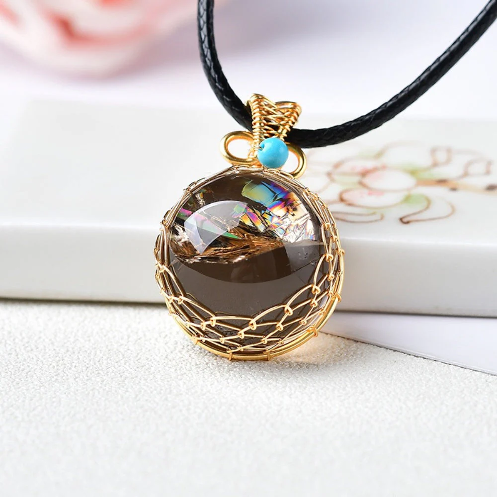 Elegant Smoky Quartz Pendant - Image 4