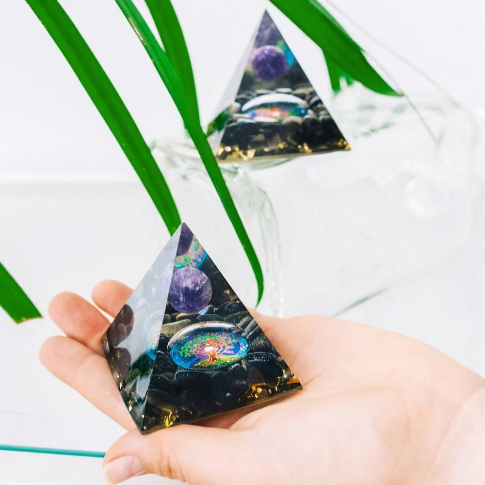 EMF Protection Galaxy Orgone Pyramid - Image 3