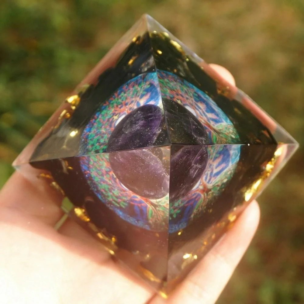 EMF Protection Galaxy Orgone Pyramid - Image 8