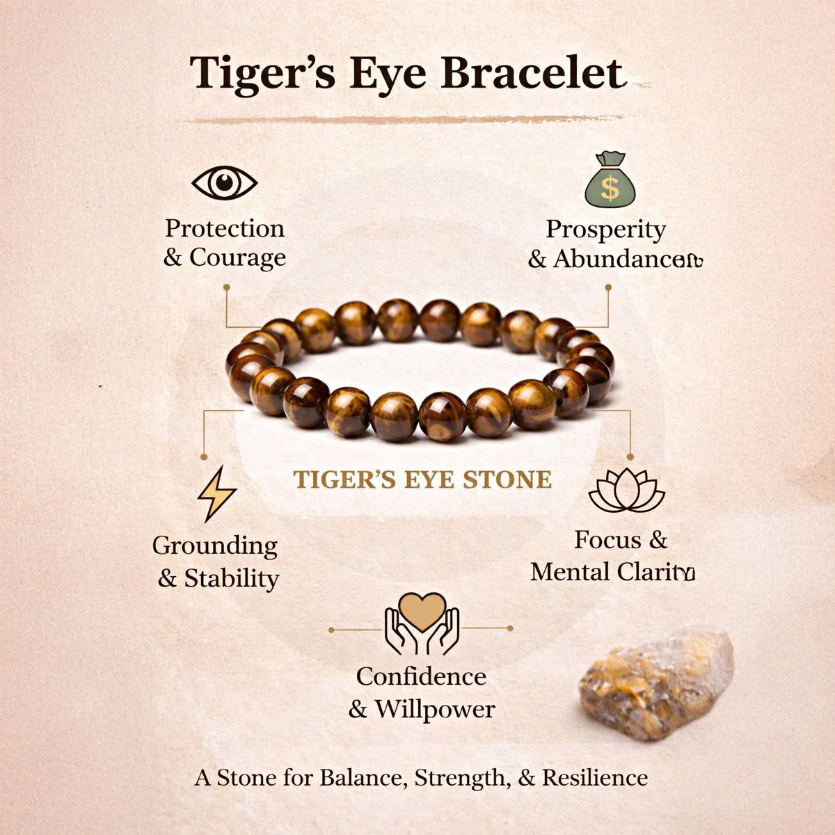 Empowered Energy Bracelet with Natural Stones - Image 4