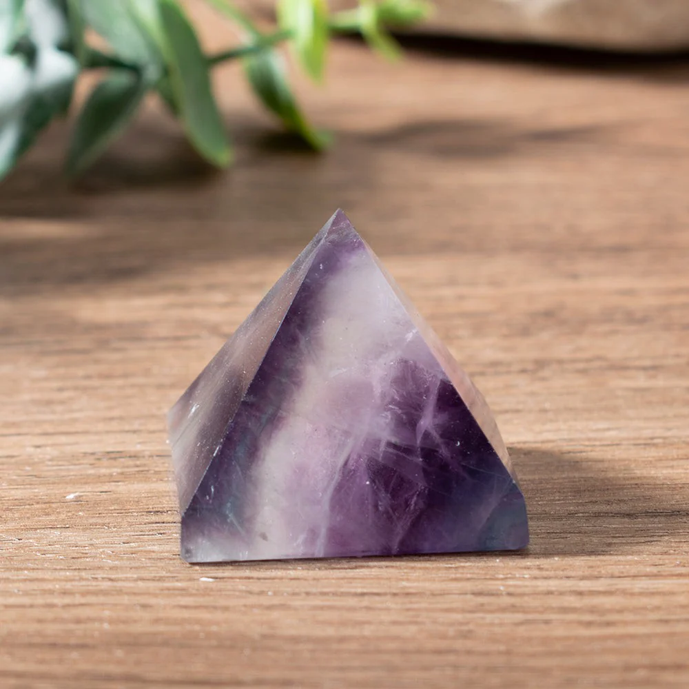 Rainbow Fluorite Crystal Pyramid - Image 7