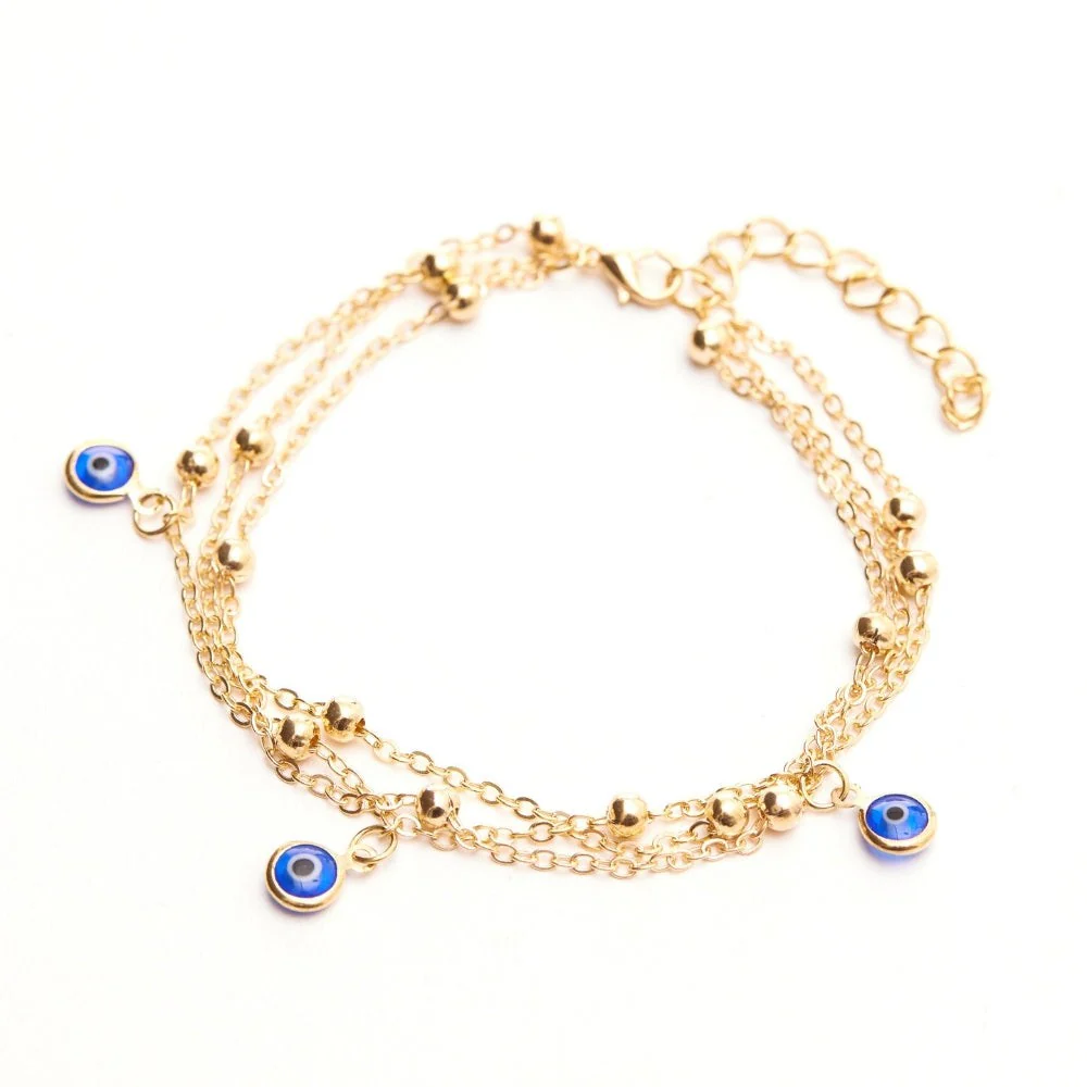 Evil Eye Protection Energy Anklet - Image 2