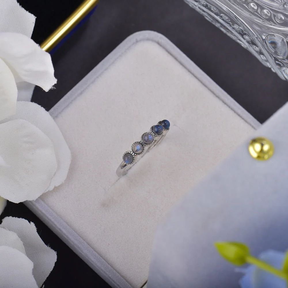 Exquisite Labradorite Beads Ring - Image 5