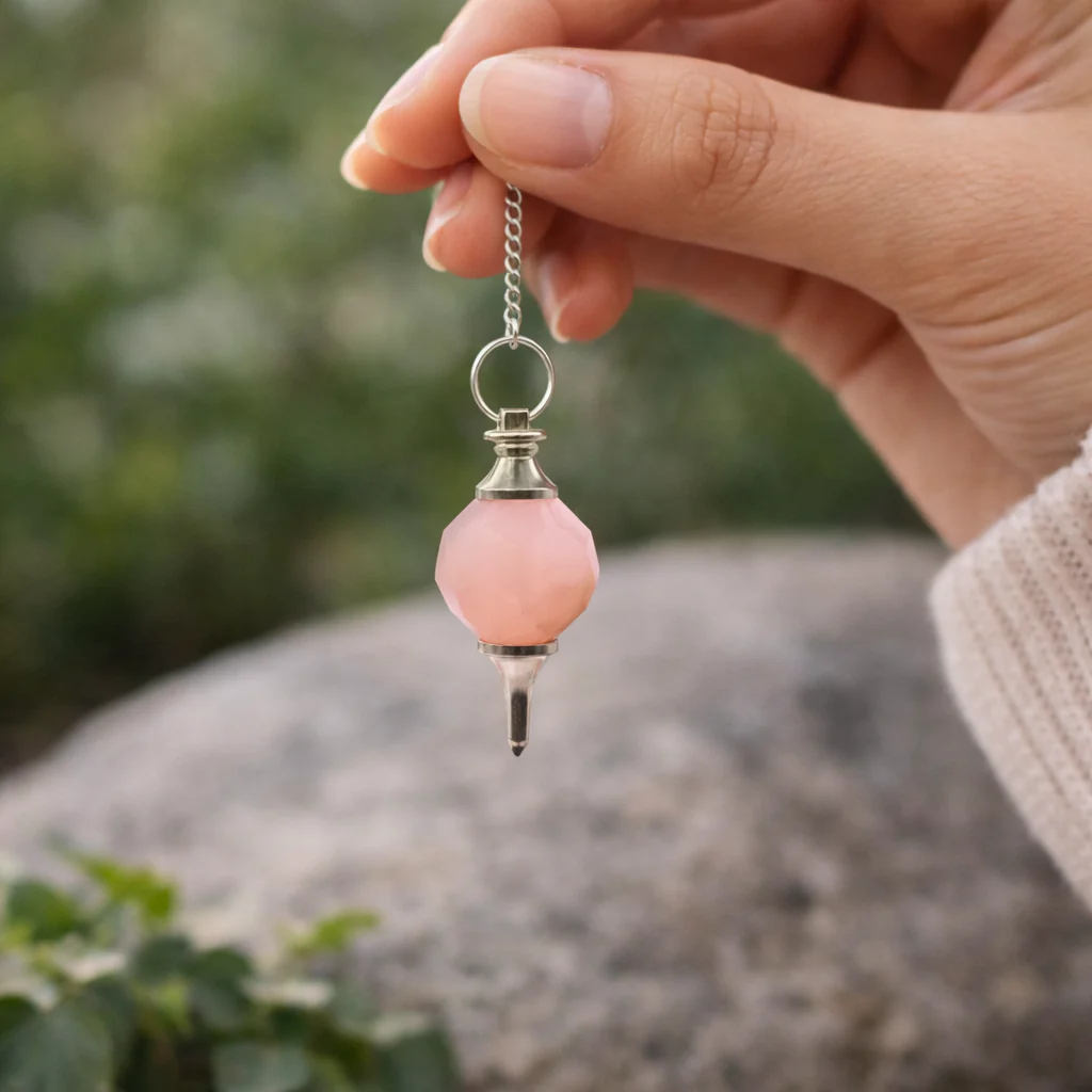 Faceted Gemstone Pendulum – Precision, Balance & Clarity - Image 5