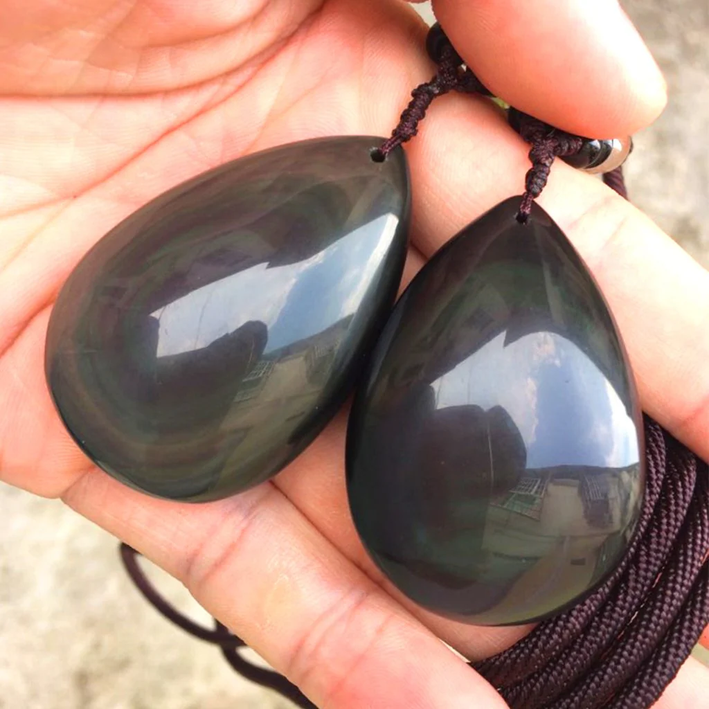 Fairy Obsidian Drop Necklace - Image 2
