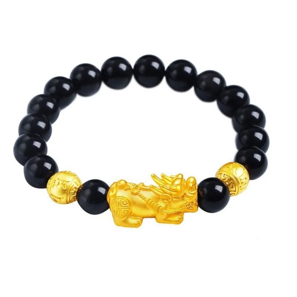 Feng Shui Black Obsidian Bracelet - Image 2