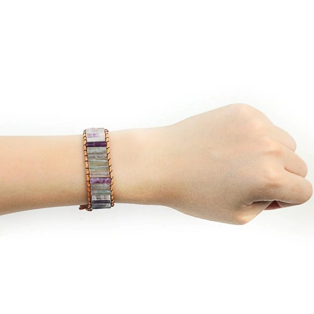 Gentle Spirit Fluorite Crystal Bracelet - Image 4