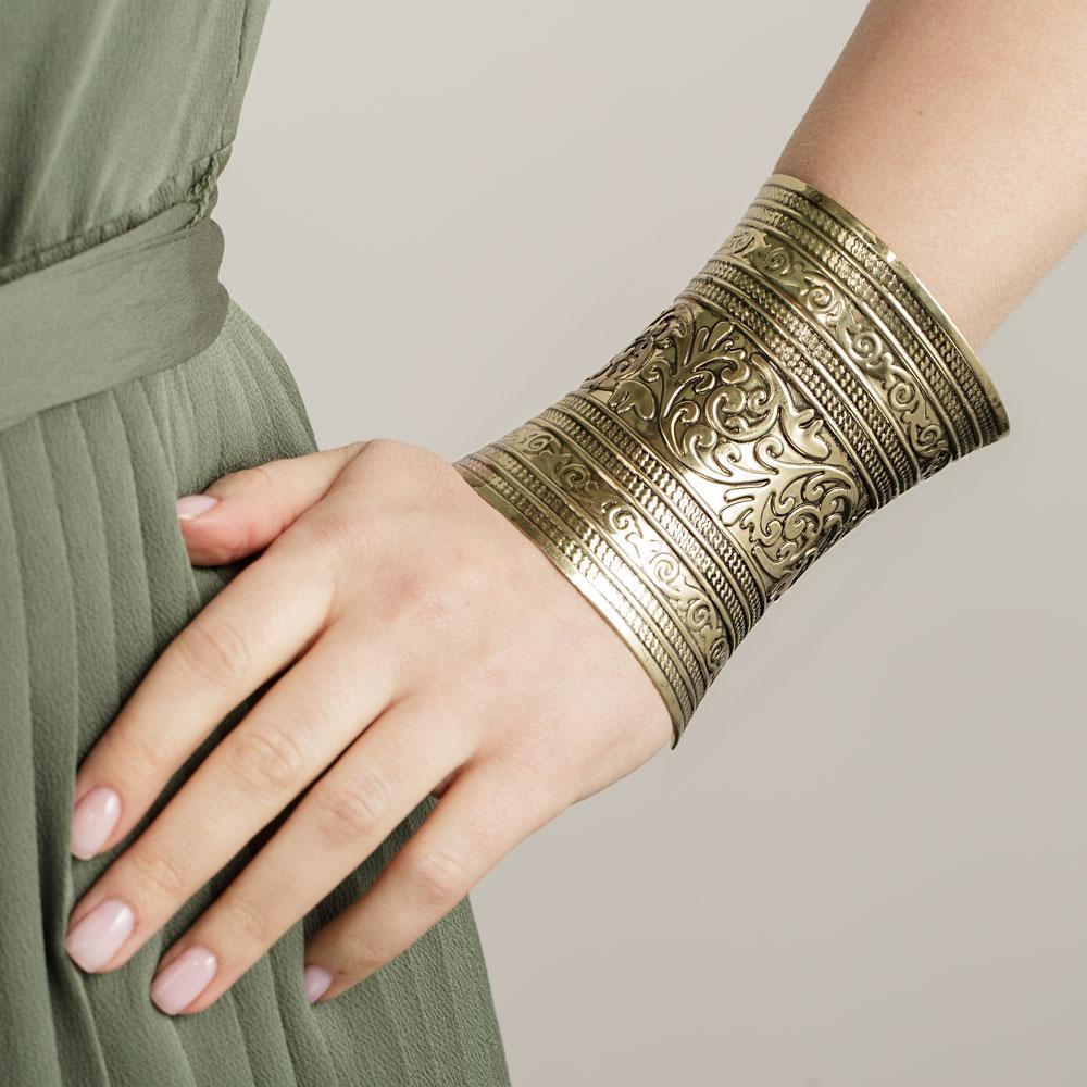 Goddess Armor Cuff Bracelet - Image 2