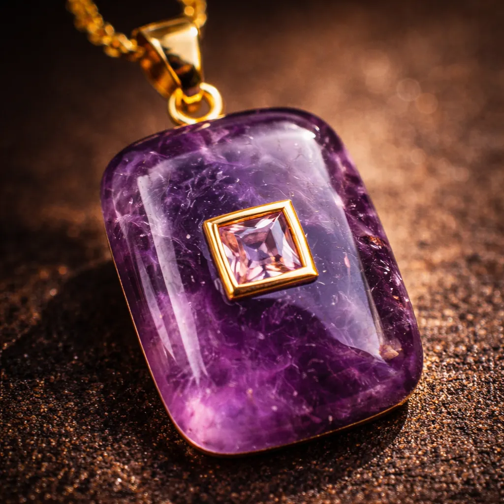 Gold‑Plated Crystal Chakra Pendant — Natural Stone Energy Jewelry - Image 6