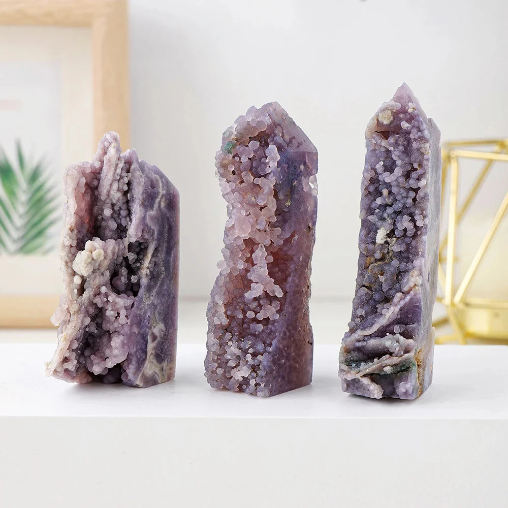 Grape Agate Stone Crystal Point - Image 5