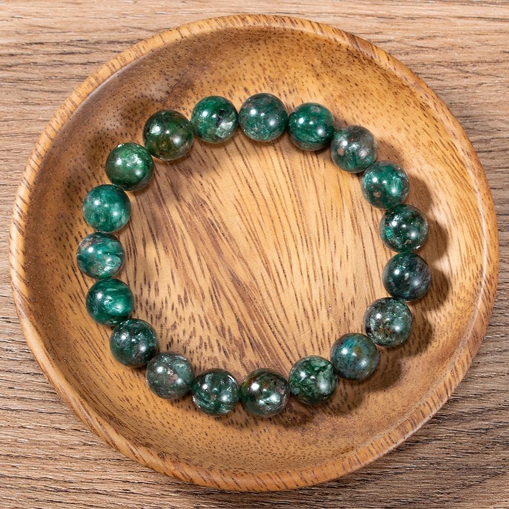 Green Emerald Bead Bracelet - Image 3
