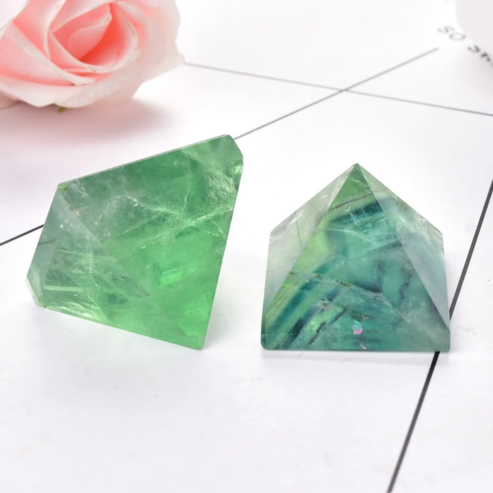 Green Fluorite Pyramid - Image 2