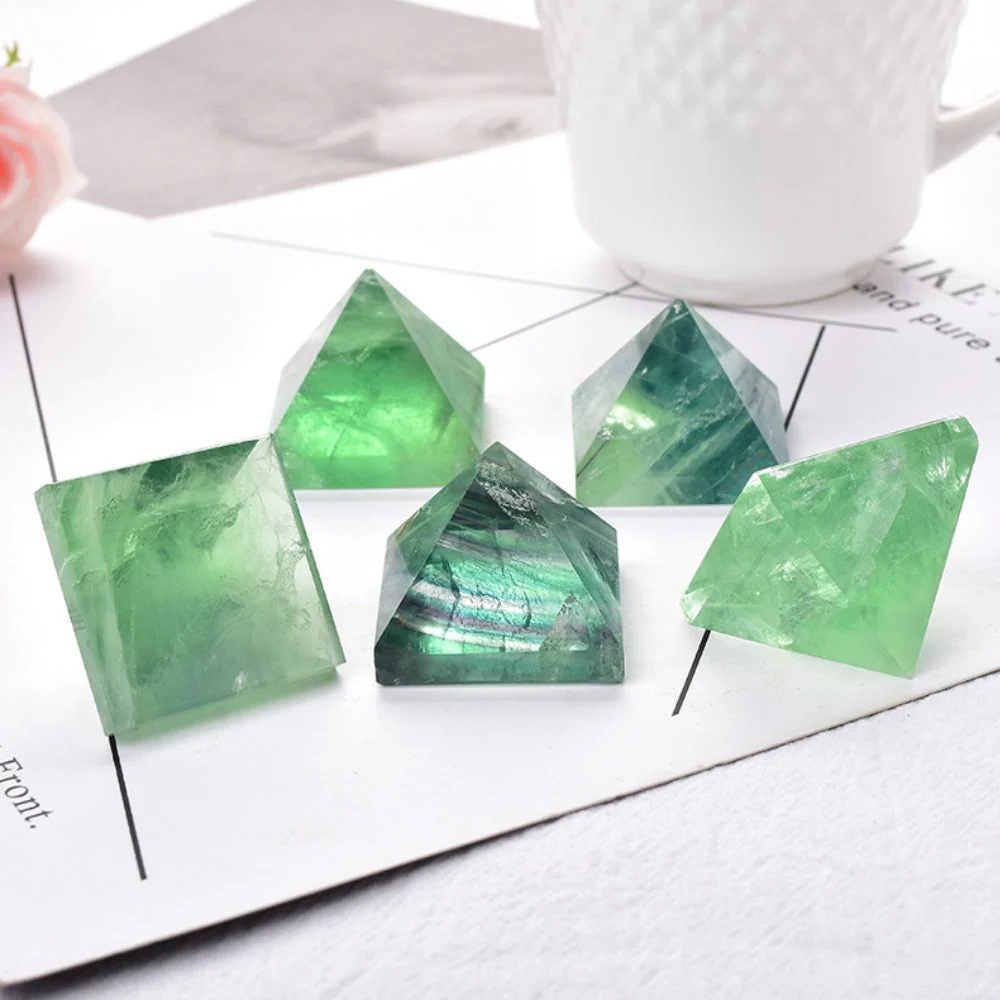 Green Fluorite Pyramid - Image 3