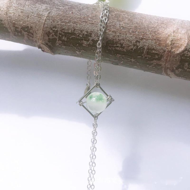 Handmade Cube Jade Bracelet - Image 3