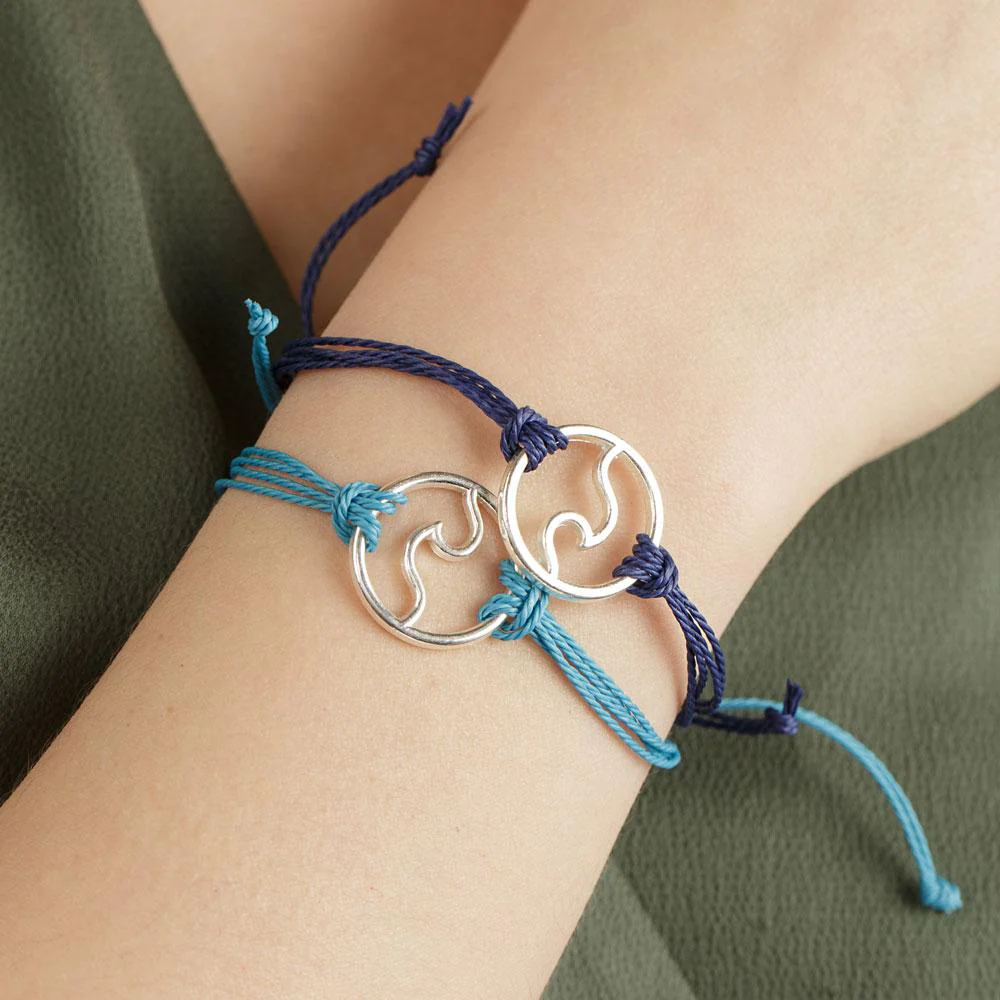 Handmade Ocean Wave Bracelet - Image 2