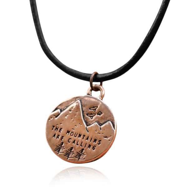 Handmade "The Mountains Are Calling" Necklace - Image 4