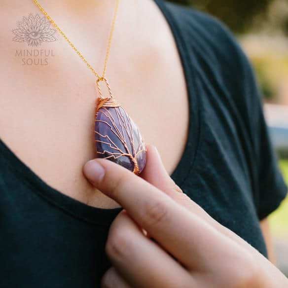 Handmade Tree Of Life Wishes Necklace - Image 4