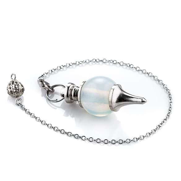 Healing Energy Opalite Crystal Pendulum