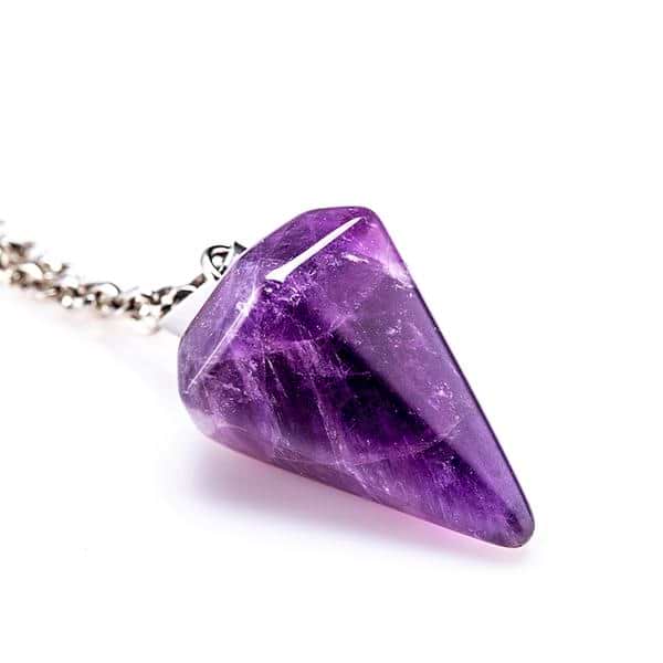 Hexagon Crystal Pendulum Necklace - Image 5