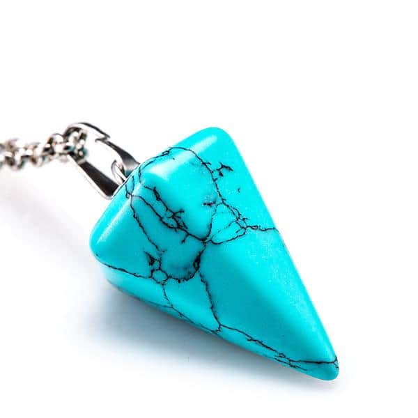 Hexagon Crystal Pendulum Necklace - Image 7