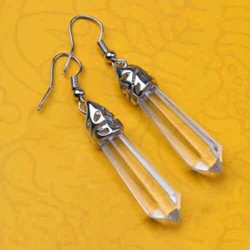 Hexagonal Harmony Earrings - Image 9