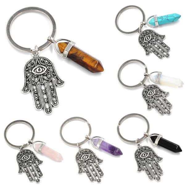 Inspiring Hamsa Hand Keychain - Image 6