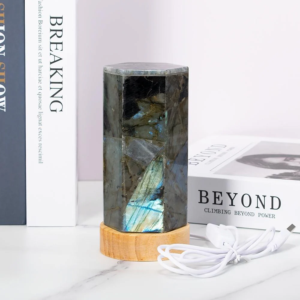 Labradorite Crystal Light Lamp - Image 3