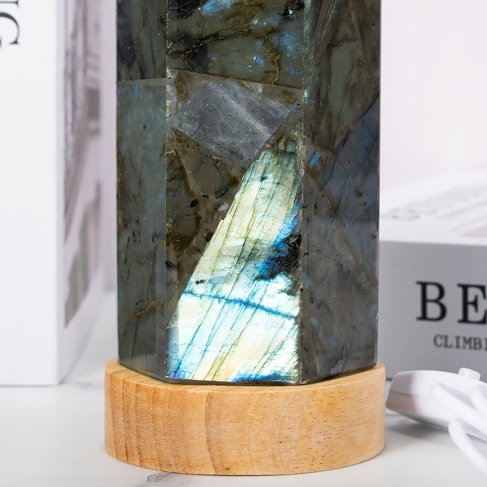 Labradorite Crystal Light Lamp - Image 4