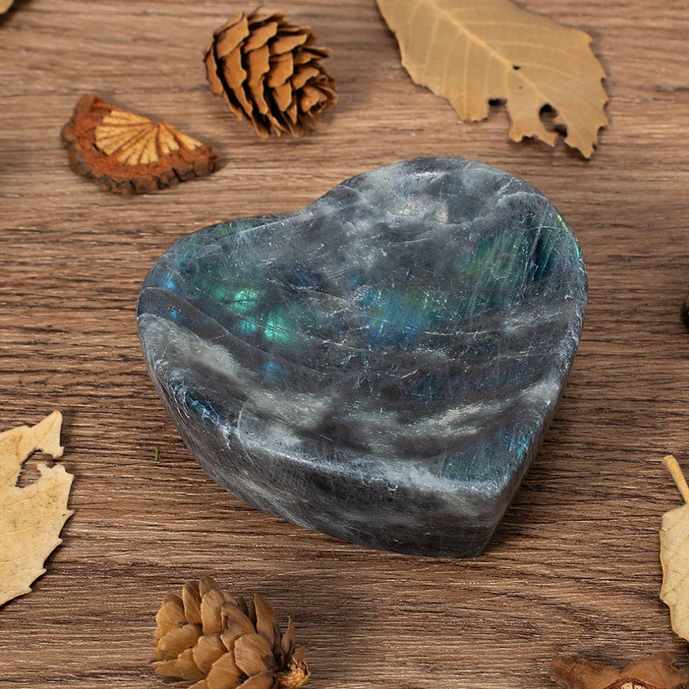 Labradorite Heart Crystal Bowl - Image 2