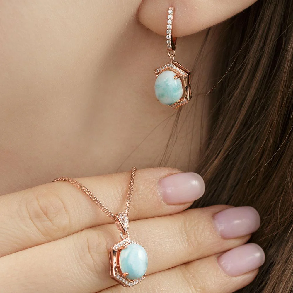 Larimar Deity Set - Image 2