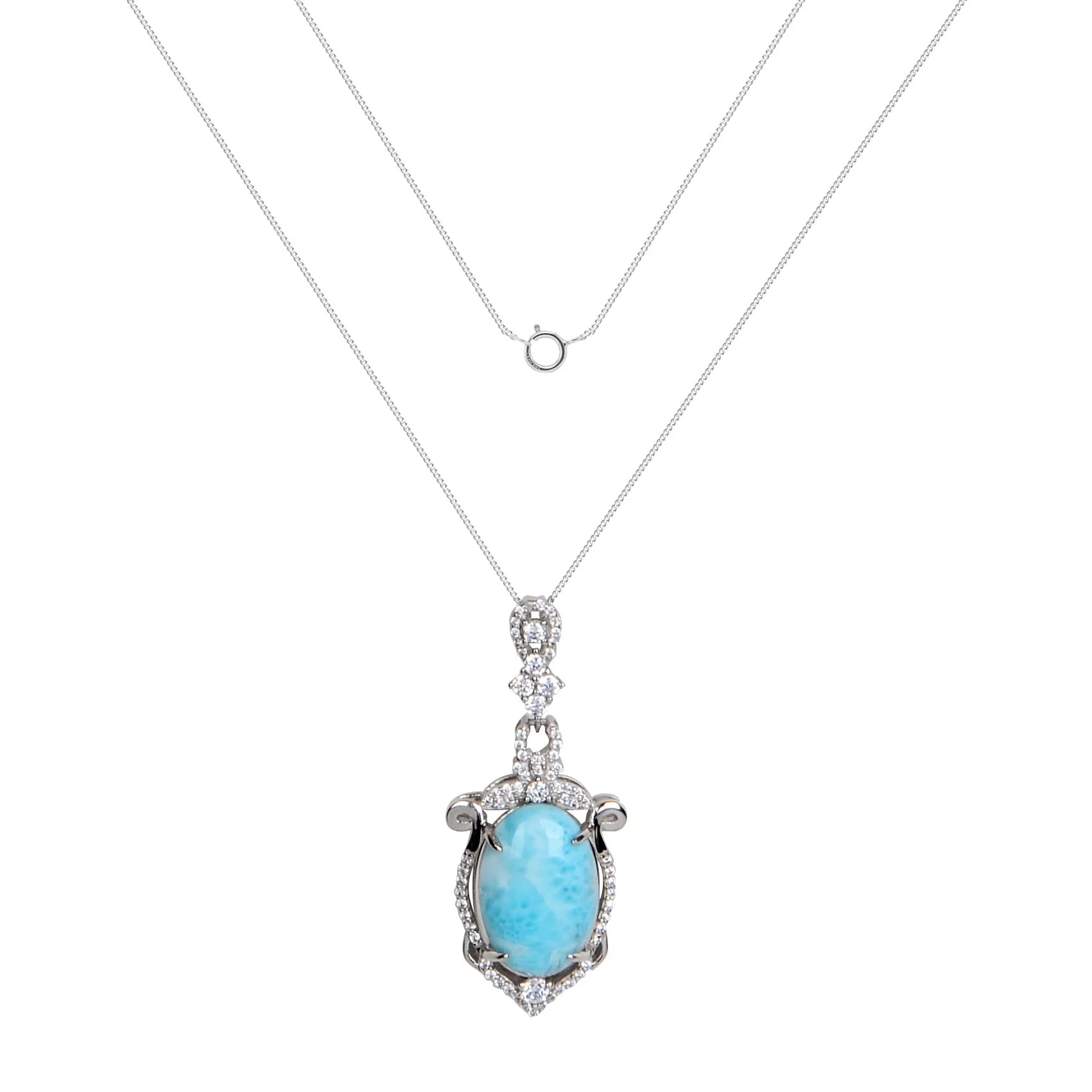 Larimar Mythos Necklace - Image 4