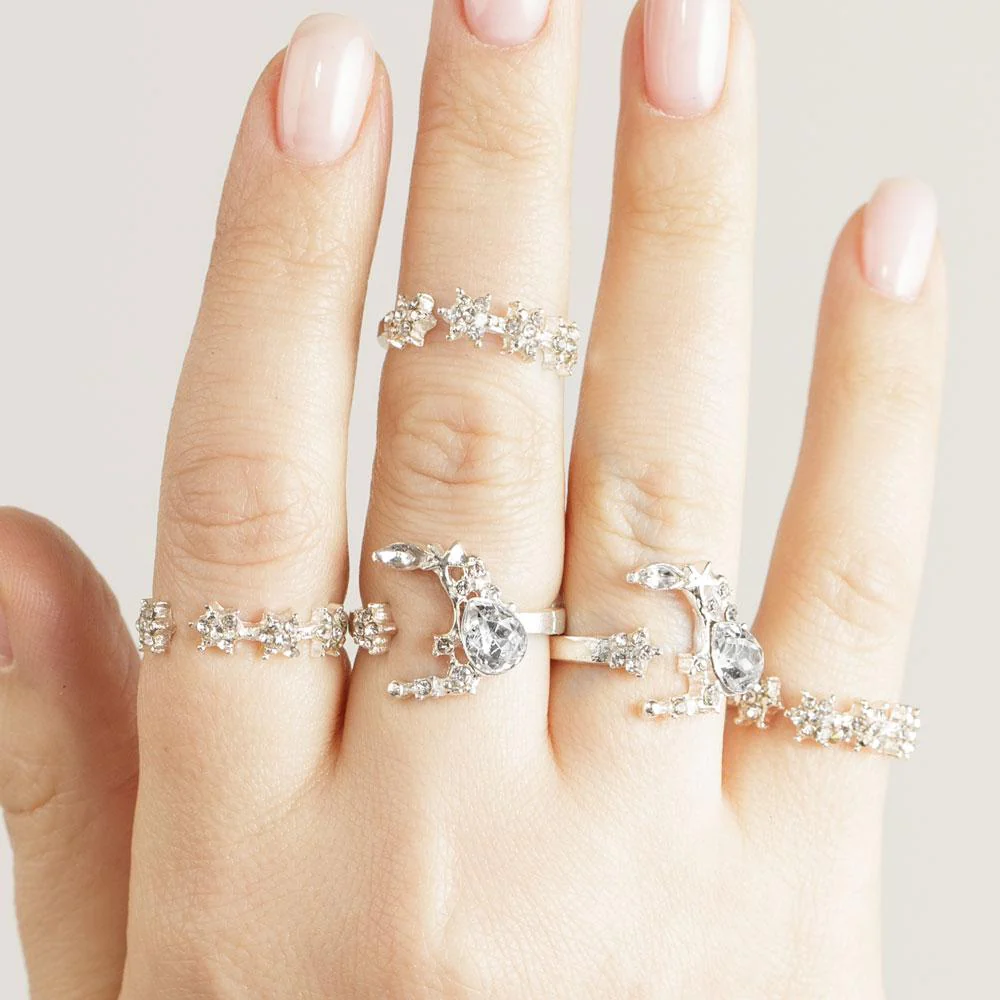 Lunar & Stars Bliss Ring Set - Image 3