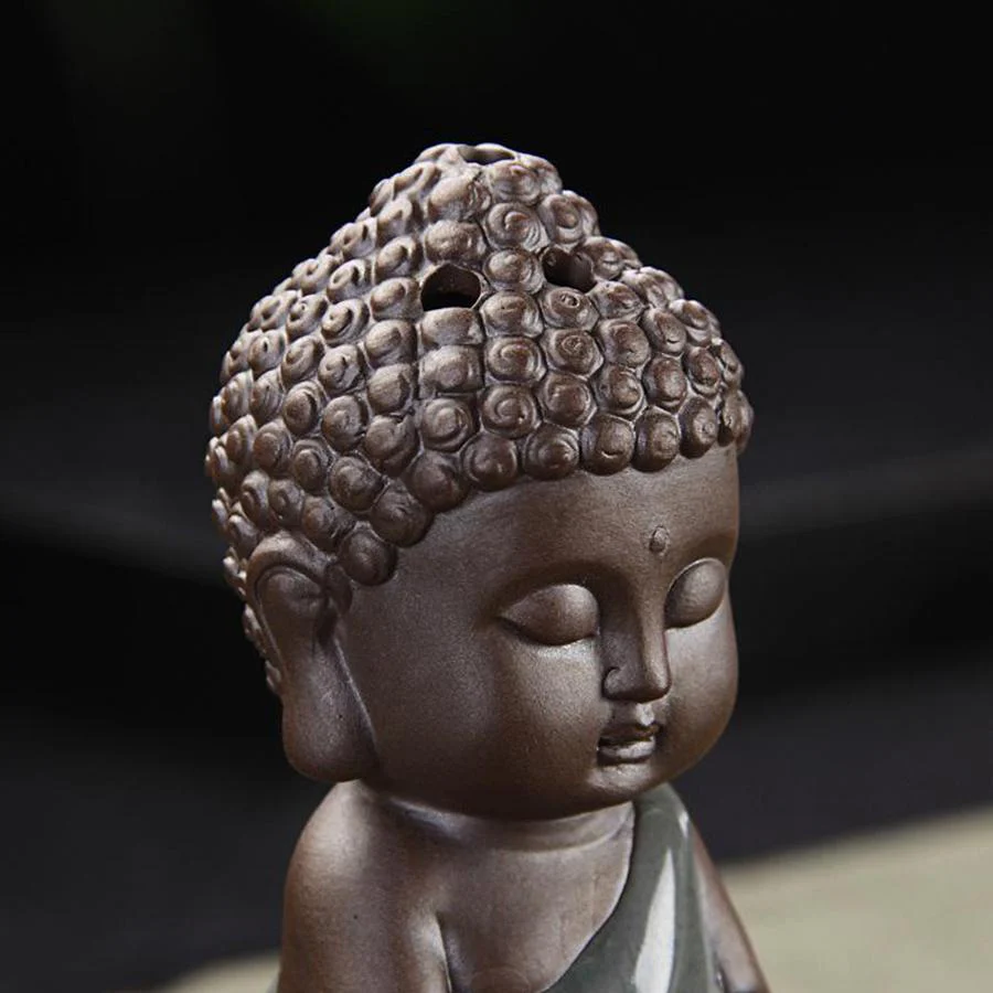Lotus Buddha Incense Burner - Image 3
