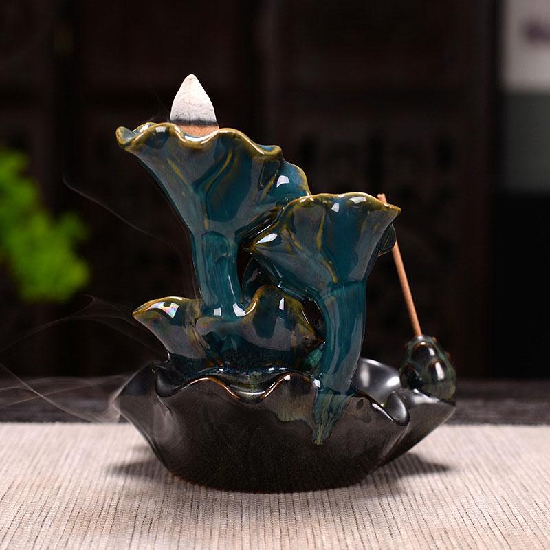 Lotus Pond Backflow Incense Burner - Image 2