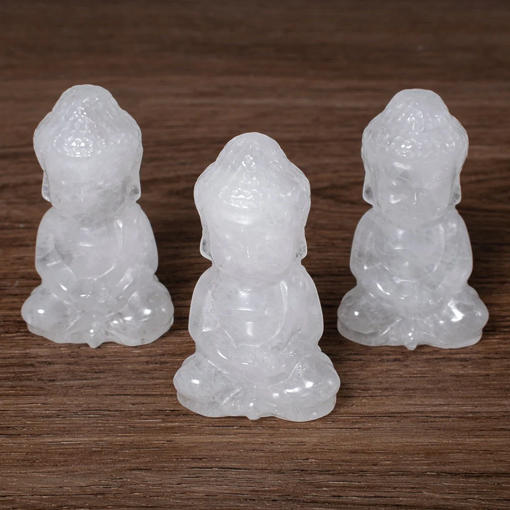 Meditating Buddha Crystal Figurine - Image 7