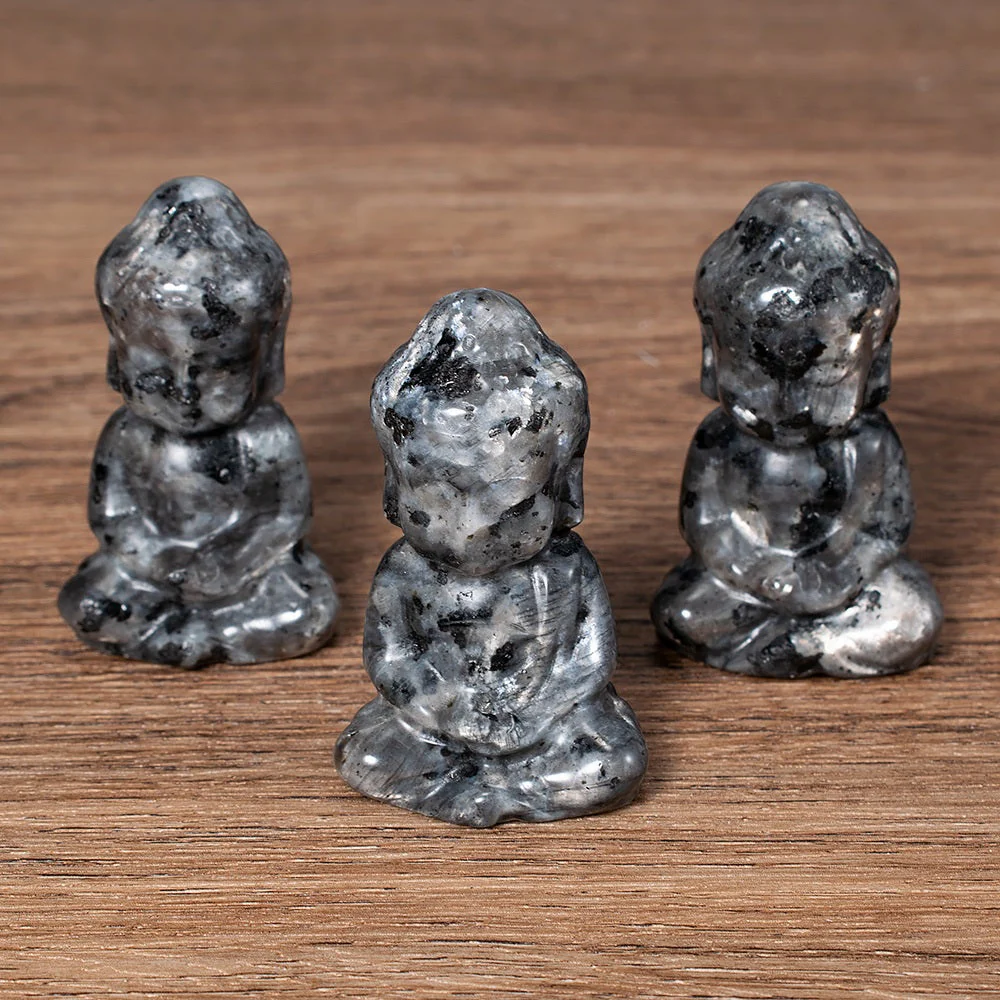 Meditating Buddha Crystal Figurine - Image 9