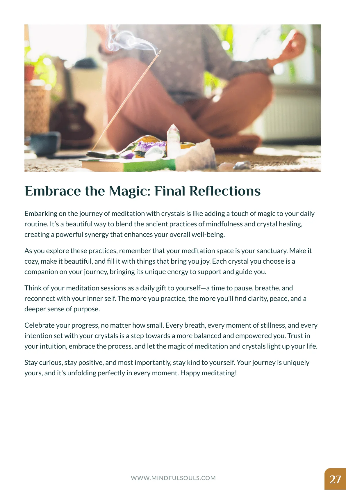 Meditation with Crystals: Printable Guide & Workbook - Image 10