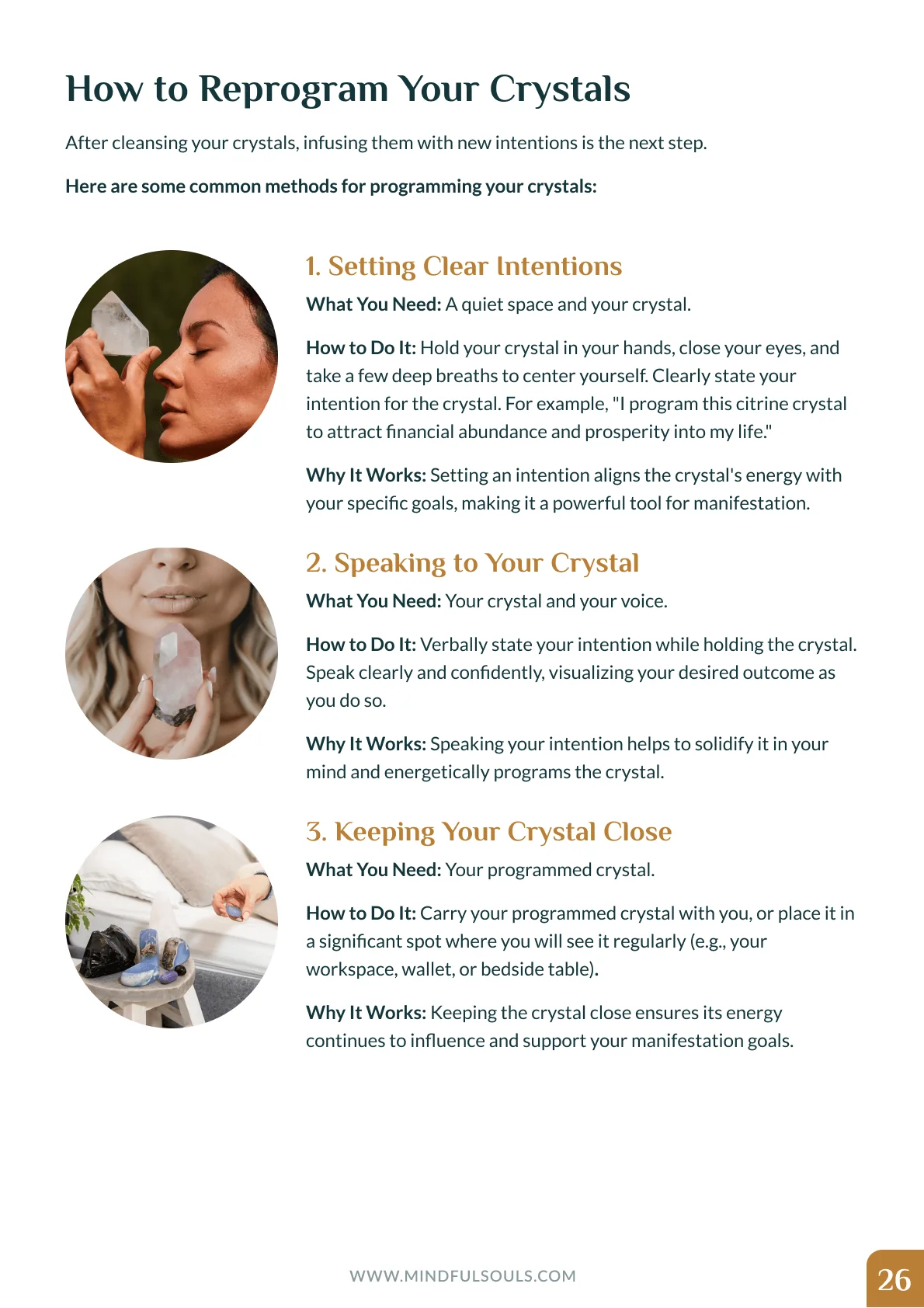 Meditation with Crystals: Printable Guide & Workbook - Image 9