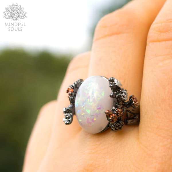 Midnight Blossom Ring - Image 4