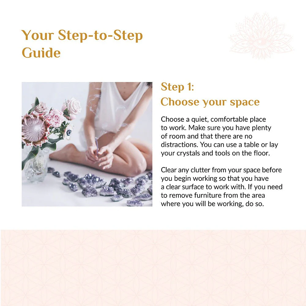 Mindful Crystal Grid Guide eBook (+25 Printable Templates) - Image 3